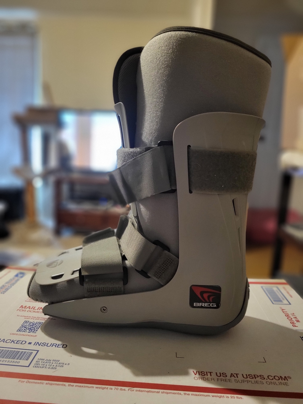 Breg Medical Walking Boot  Used- Gray